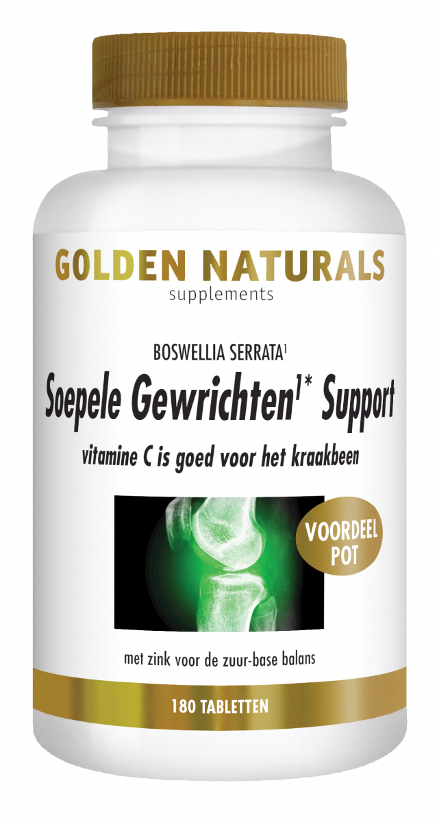 Image of Golden Naturals Soepele Gewrichten Support Tabletten 