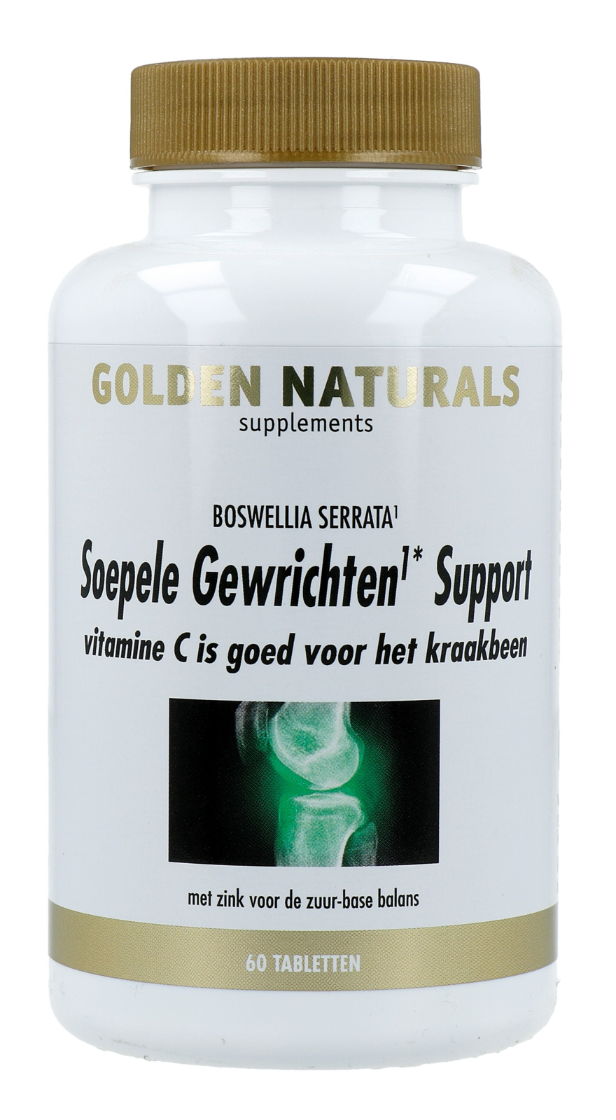 Image of Golden Naturals Soepele Gewrichten Support Tabletten 