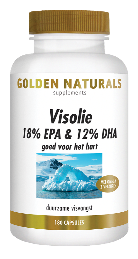 Afbeelding van Golden Naturals Visolie 18% EPA & 12% DHA Capsules