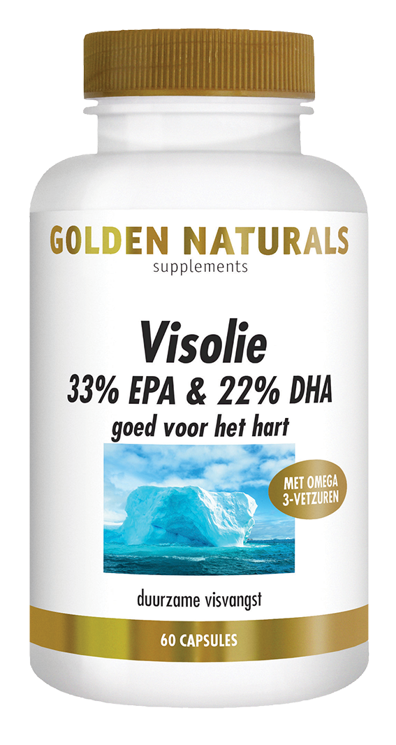Afbeelding van Golden Naturals Visolie 33% EPA & 22% DHA Capsules