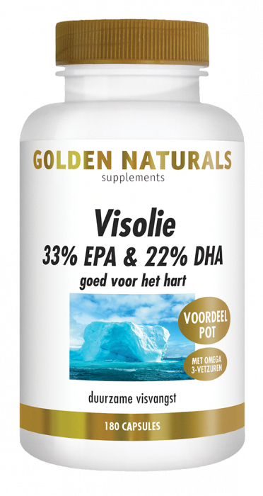 Afbeelding van Golden Naturals Visolie 33% EPA & 22% DHA Capsules