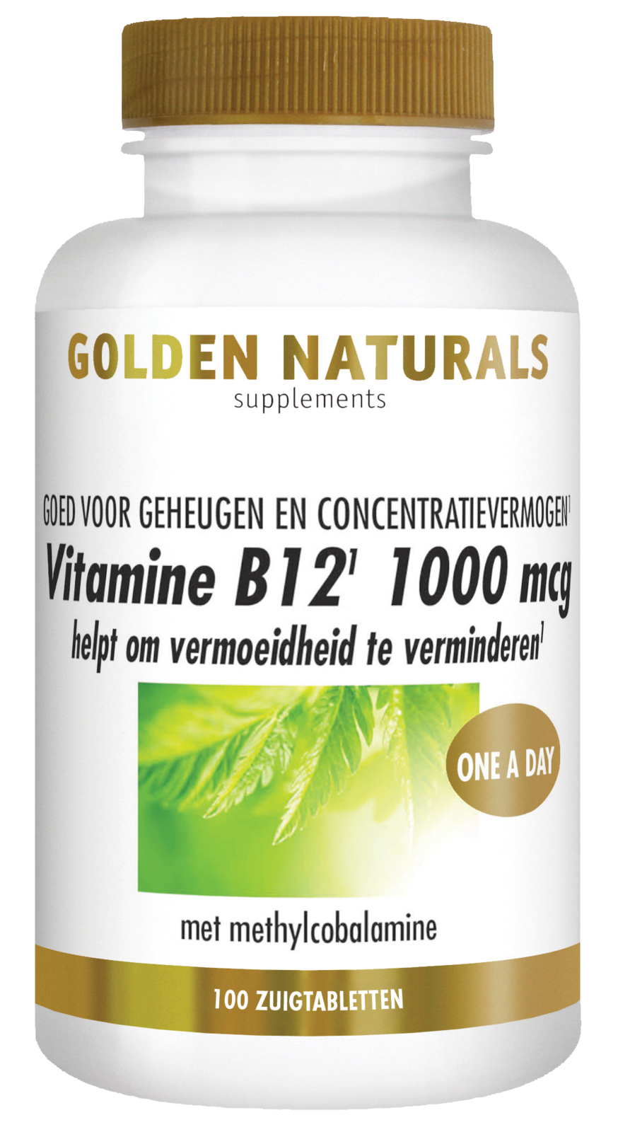 Golden Naturals Vitamine B12 1000mcg Zuigtabletten
