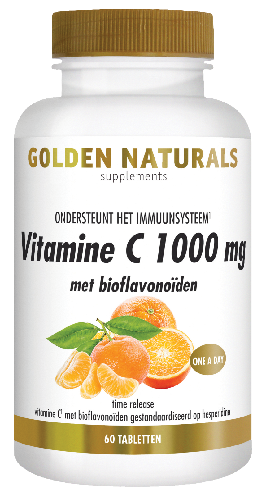 Golden Naturals Vitamine C 1000mg met bioflavonoïden Tabletten