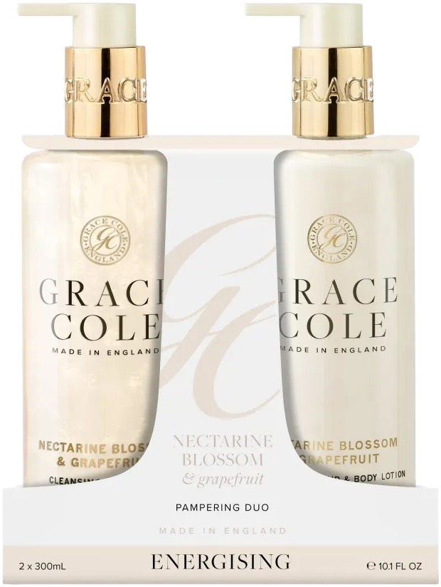 Grace Cole Nectarine Blossom & Grapefruit Pampering Hand Care Duo afbeelding