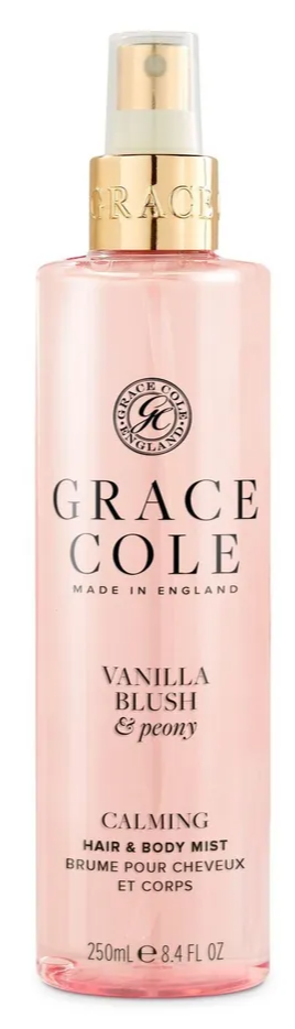 Grace Cole Vanilla Blush & Peony Calming Hair & Body Mist afbeelding
