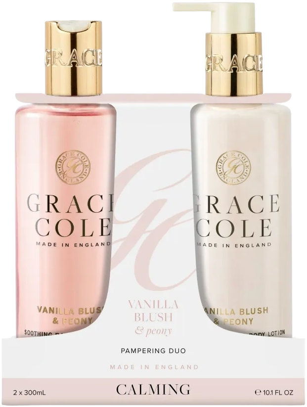 Grace Cole Vanilla Blush & Peony Pampering Body Care Duo afbeelding