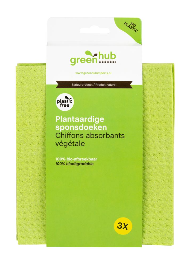 GreenHub Plantaardige Sponsdoeken afbeelding