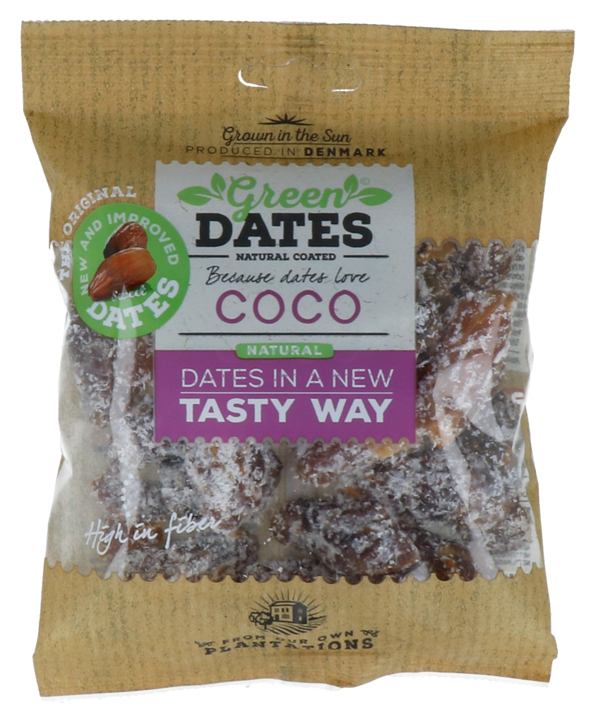 Green Dates Dadels Kokos