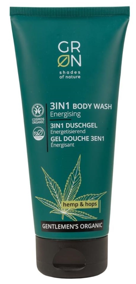 GRN Gentlemen&apos;s Organic 3-in-1 Body Wash Hennep & Hop