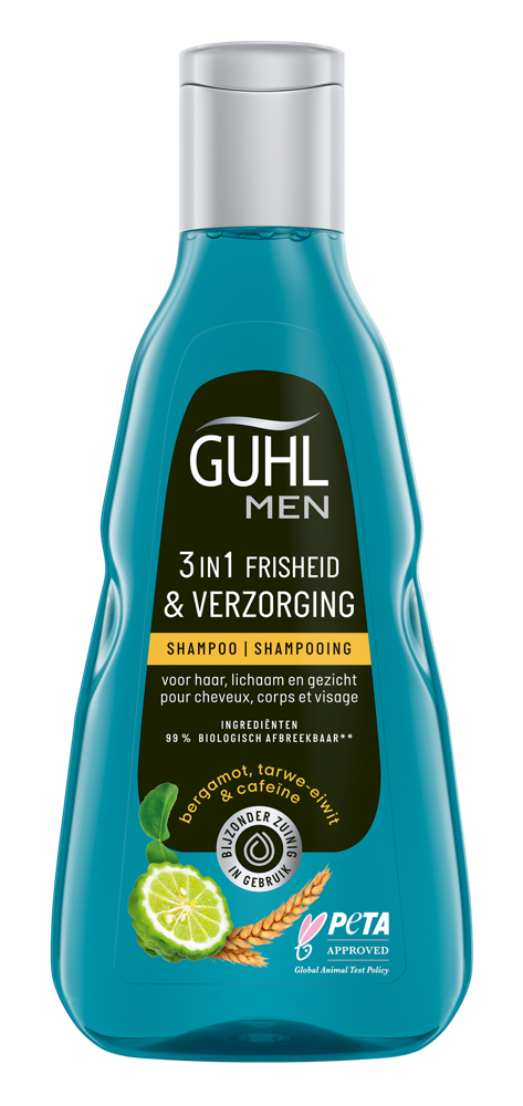 Guhl Men 3-in-1 Frisheid & Verzorging Shampoo