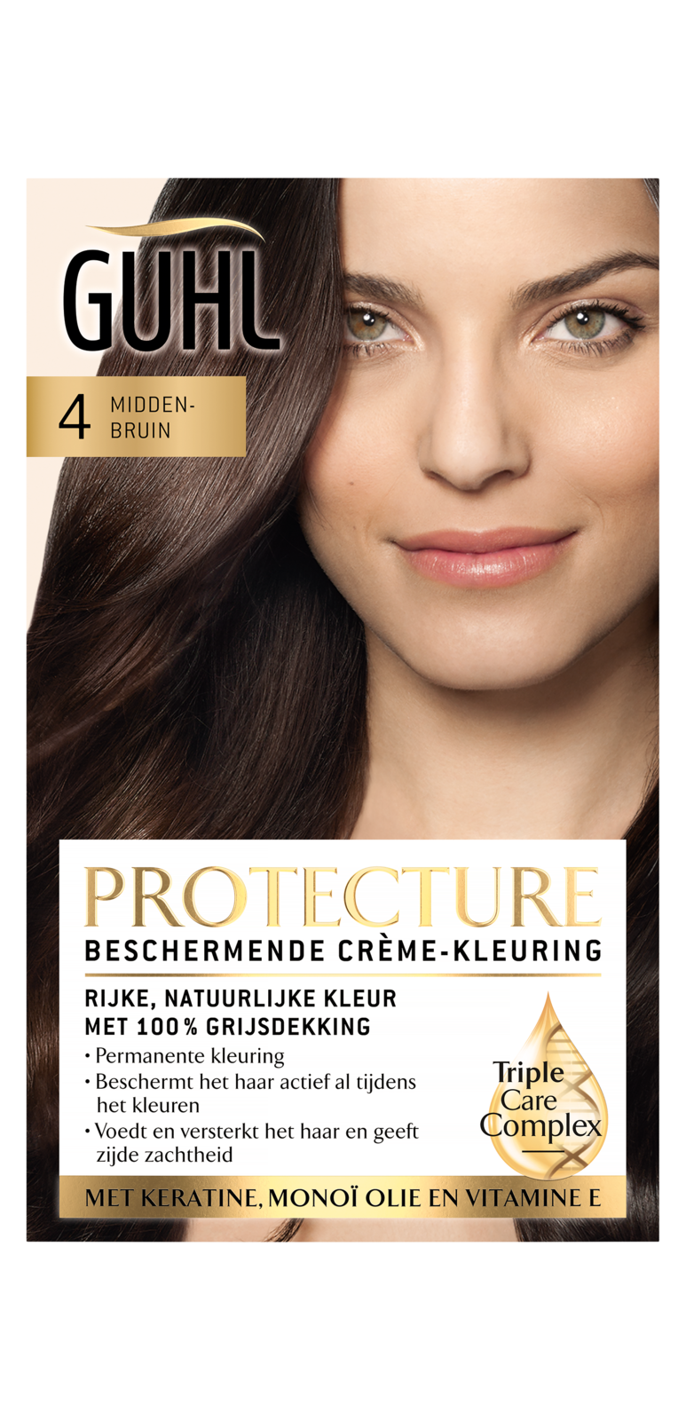 Guhl Protecture Crème-Kleuring 4 Middenbruin
