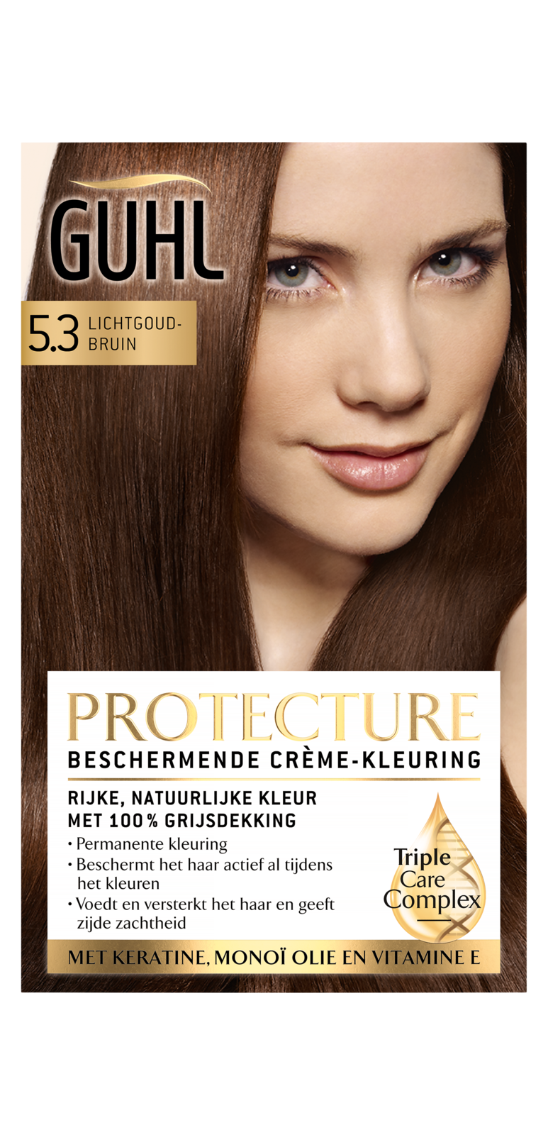 Guhl Protecture Crème-Kleuring 5.3 Lichtgoudbruin