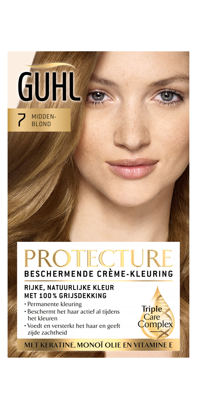 Guhl Protecture Crème-Kleuring 7 Middenblond