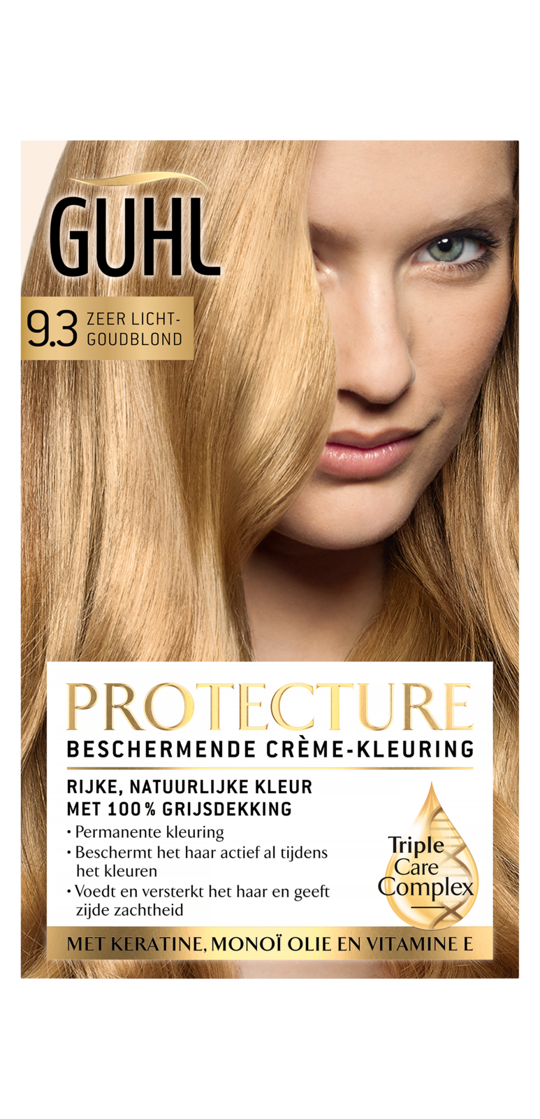 Guhl Protecture Crème-Kleuring 9.3 Zeer Lichtgoudblond