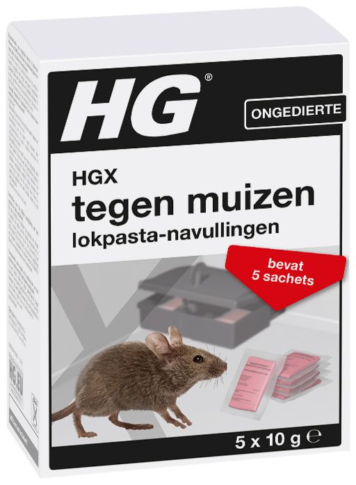 HG X Tegen Muizen Lokpasta-Navullingen
