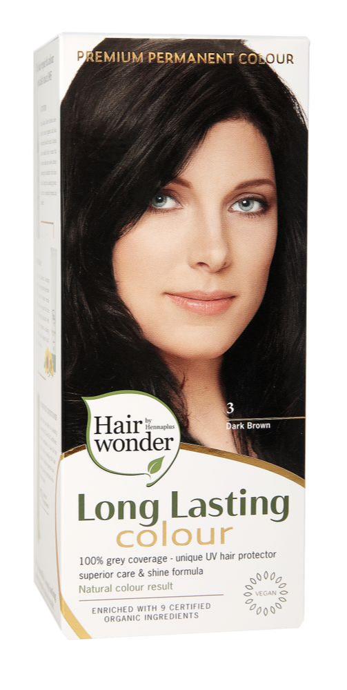 Hairwonder Long Lasting Colour 3 Dark Brown afbeelding