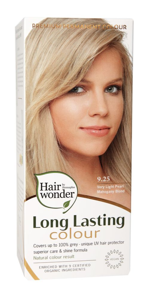 Hairwonder Long Lasting Colour 9.25 Very Light Pearl Mahogany Blond afbeelding