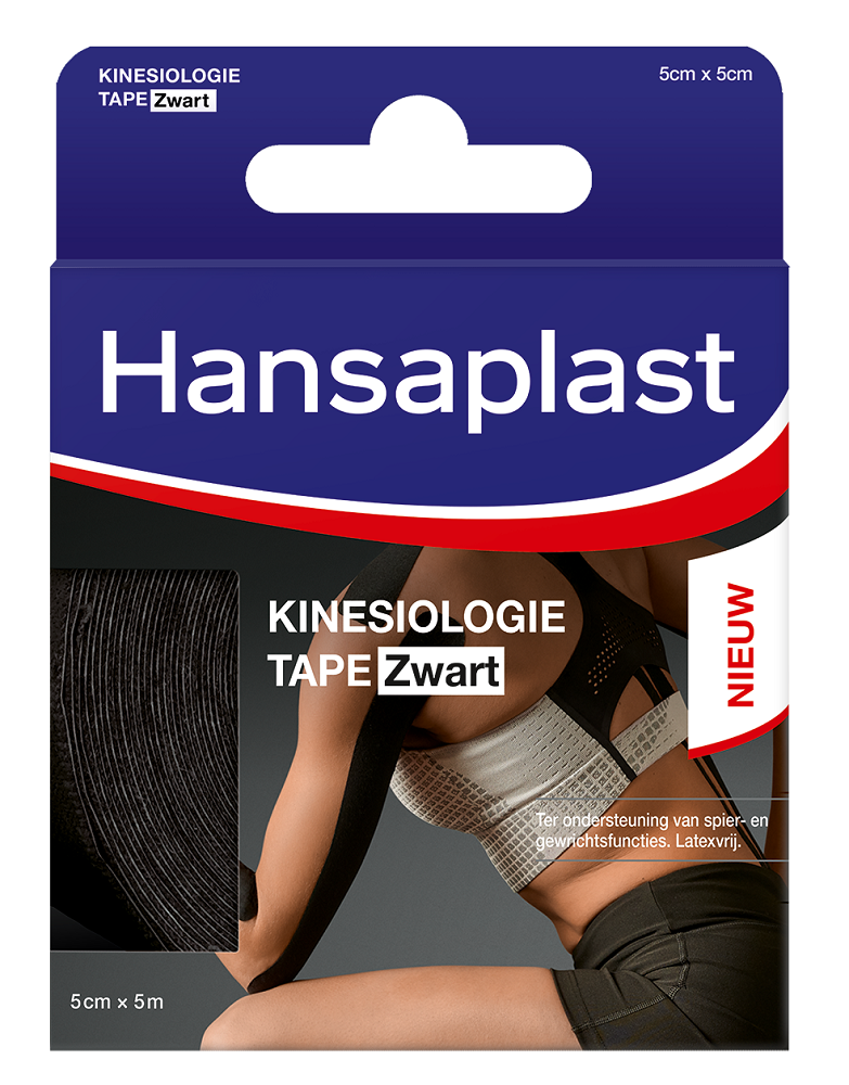 Image of Hansaplast Kinesiologie Tape Zwart
