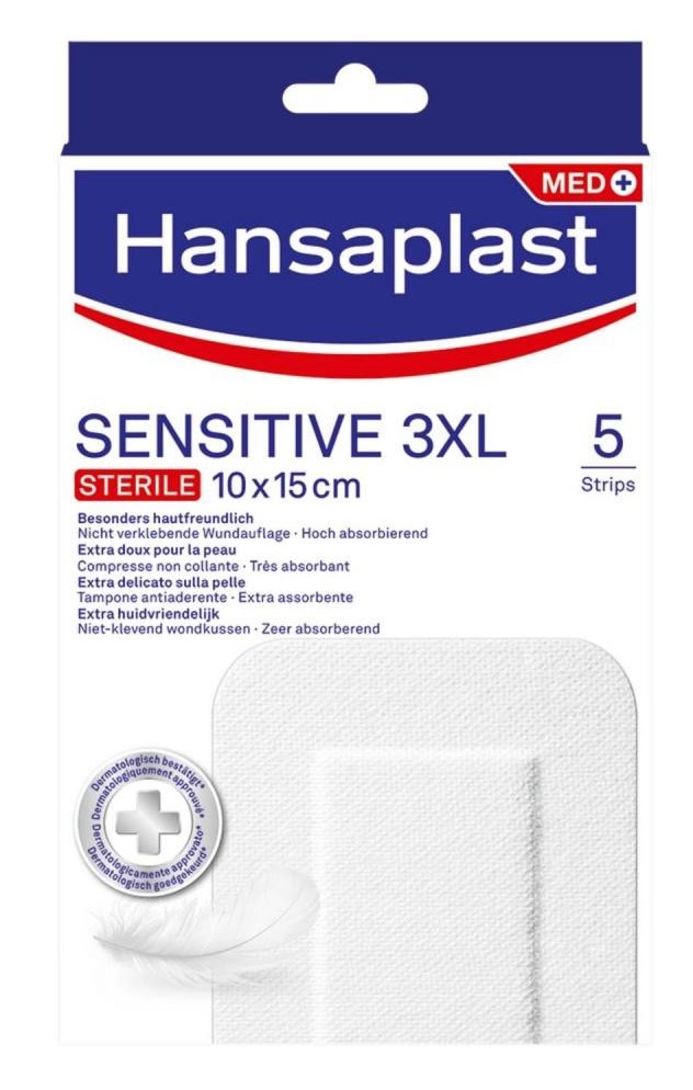 Image of Hansaplast Pleisters Sensitive XXXL 