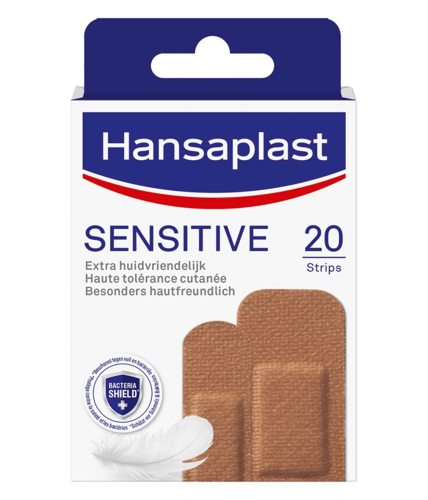 Image of Hansaplast Pleisters Sensitive Strips - Medium 