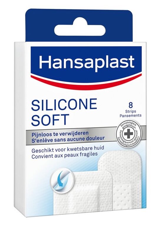 Image of Hansaplast Silicone Soft Pleisters 