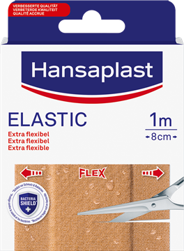 Image of Hansaplast Pleisters Elastic 1m x 8cm 