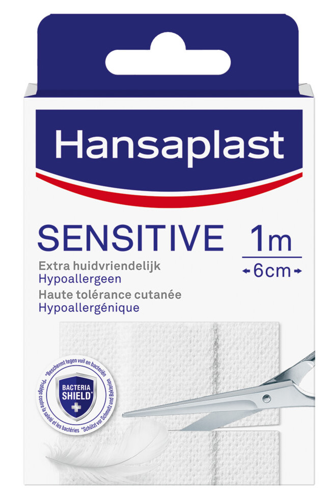 Image of Hansaplast Pleisters Sensitive 1m x 6cm 