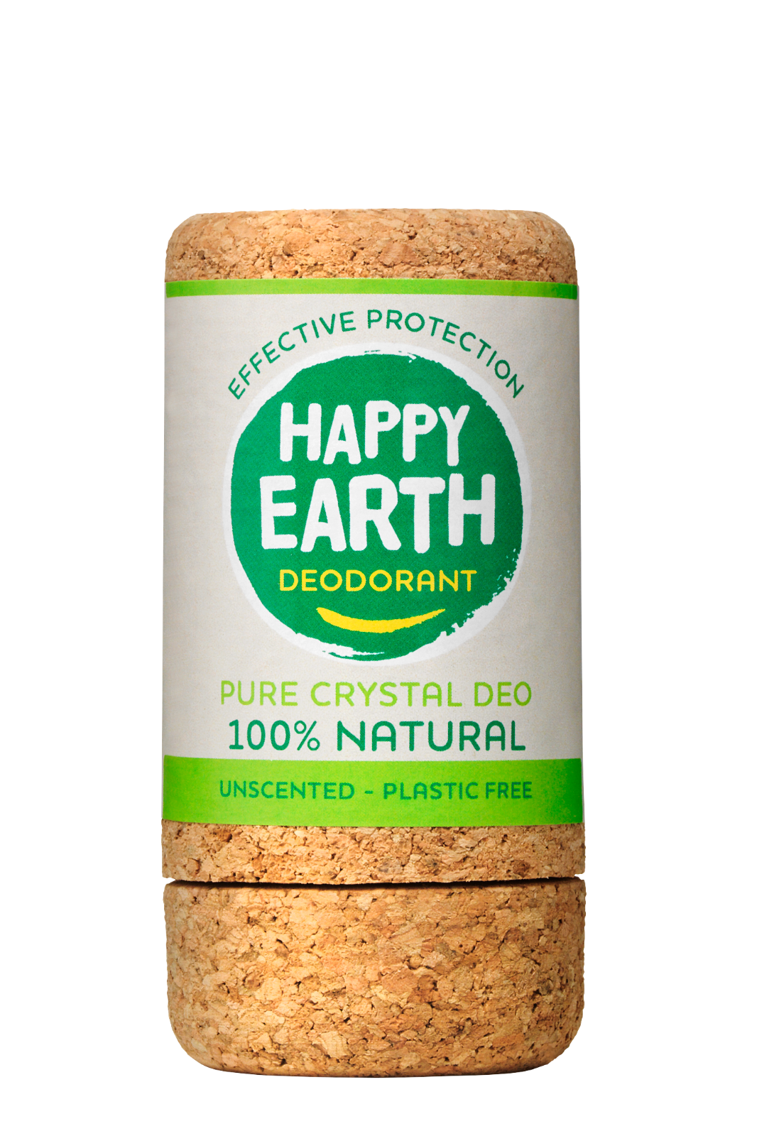 Happy Earth 100% Natural Crystal Deo Unscented Plastic Free
