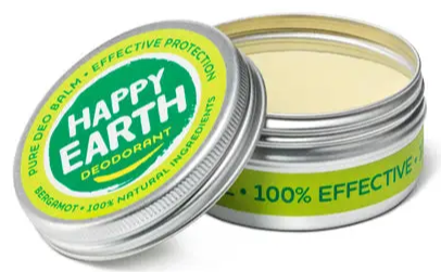 Happy Earth 100% Natural Deo Balm Bergamot afbeelding