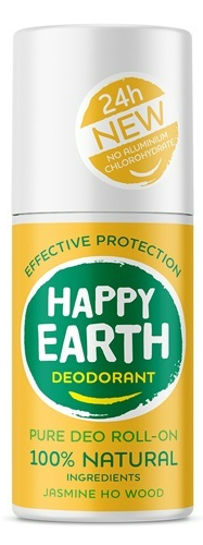 Happy Earth 100% Natural Deo Roll-On Jasmine Ho Wood afbeelding