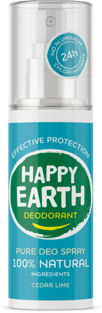 100% Natural Deo Spray Cedar Lime afbeelding