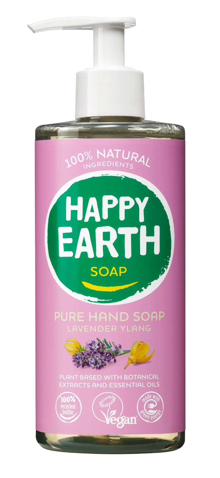 Happy Earth 100% Natural Hand Soap Lavender Ylang