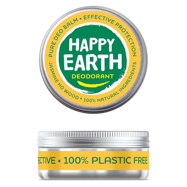 Happy Earth 100% Natuurlijke Deo Balm Jasmine Ho Wood