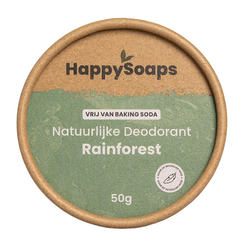 HappySoaps Natuurlijke Deodorant Gevoelige Huid Rainforest - 50ml