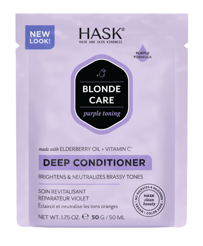 Hask Blonde Care Purple Toning Deep Conditioner afbeelding