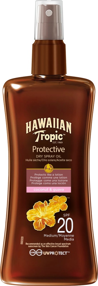 Image of Hawaiian Tropic Protective Dry-Oil Spray SPF20