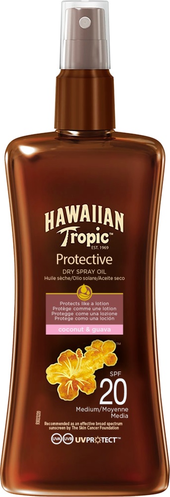 Image of Hawaiian Tropic Protective Dry-Oil Spray SPF20 