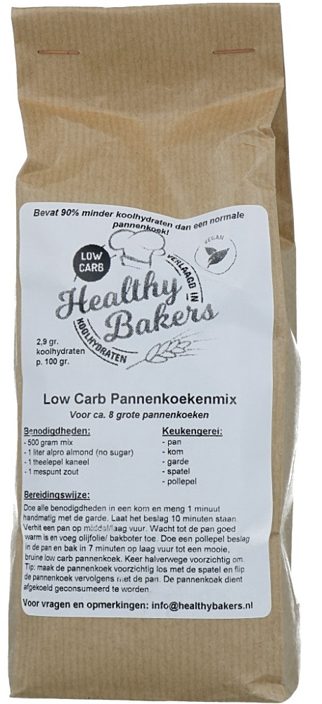 Healthy Bakers Low Carb Pannenkoekenmix