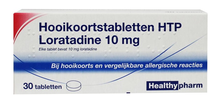 Healthypharm Loratadine Hooikoortstabletten - Bij hooikoorts en vergelijkbare allergische reacties afbeelding