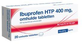 Healthypharm Ibuprofen HTP 400mg Tabletten afbeelding
