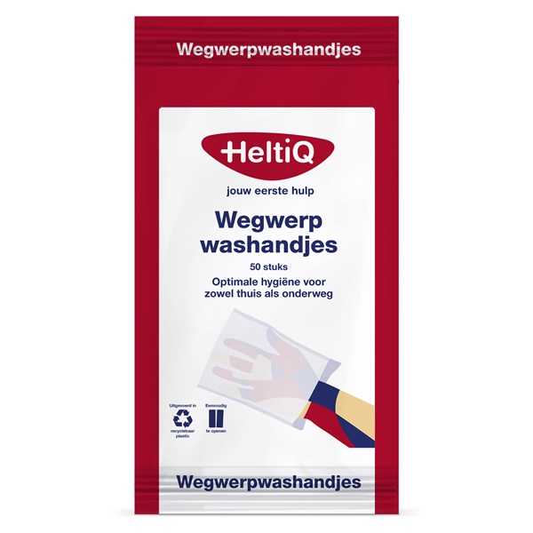 HeltiQ Wegwerpwashandjes 50st afbeelding