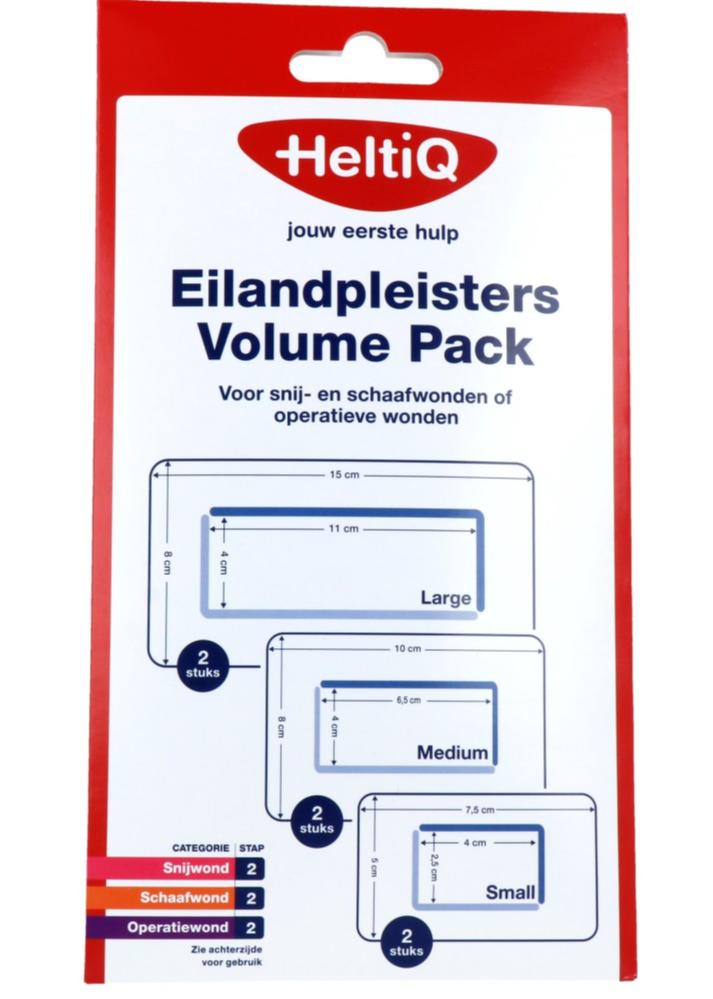 Image of HeltiQ Eilandpleisters Volume Pack 
