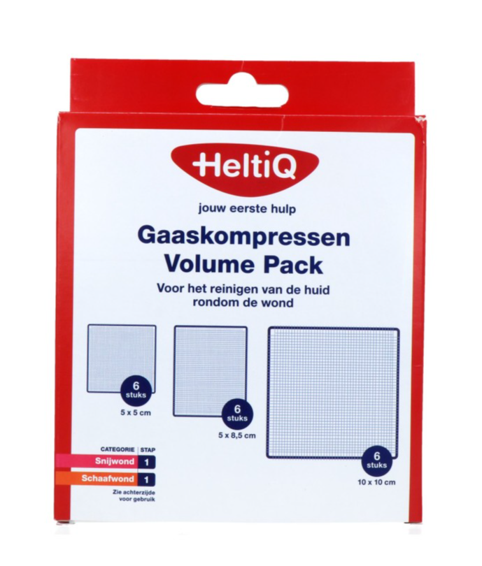 Image of HeltiQ Gaaskompressen Volume Pack 