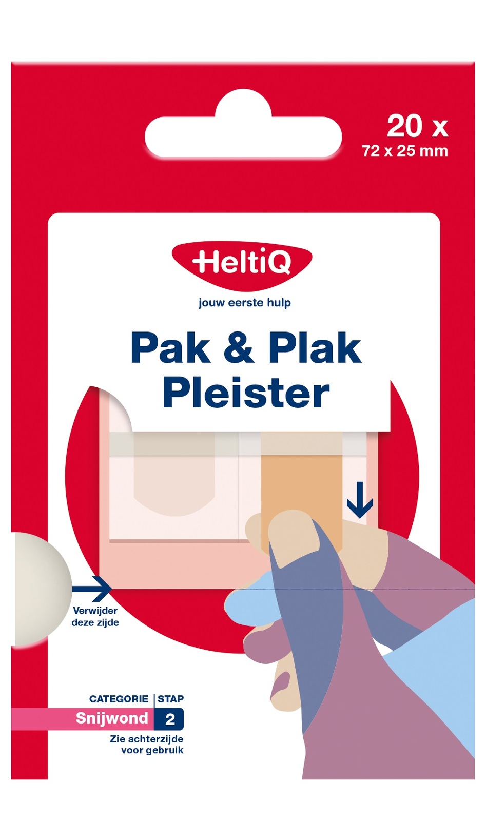 Image of HeltiQ Pak & Plak Pleister Snijwond 2