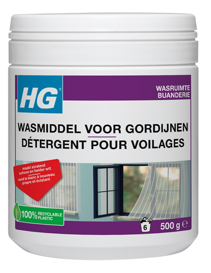 HG Textiel Vitrage Wasmiddel Wit