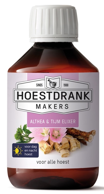 Hoestdrankmakers Althea & Tijm Elixer