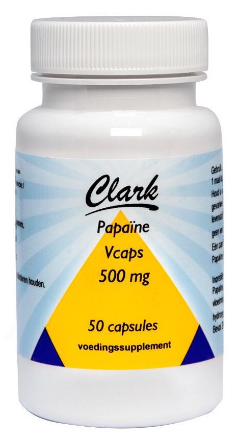 Clark Papaine 500mg Capsules afbeelding