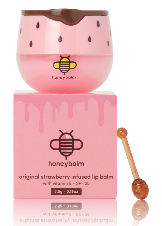 Honeybalm Lipbalm SPF25 Strawberry afbeelding