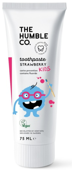 The Humble Co. Toothpaste Strawberry Kids afbeelding