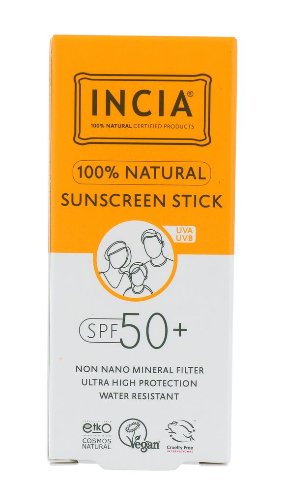 Incia 100 % Natural Sunscreen Stick SPF50+ afbeelding
